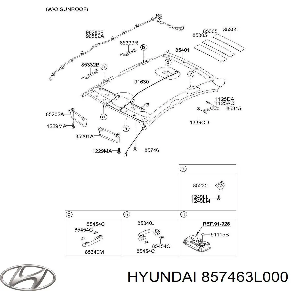  Hyundai/Kia 857463L000 ціна, від 0.77 USD