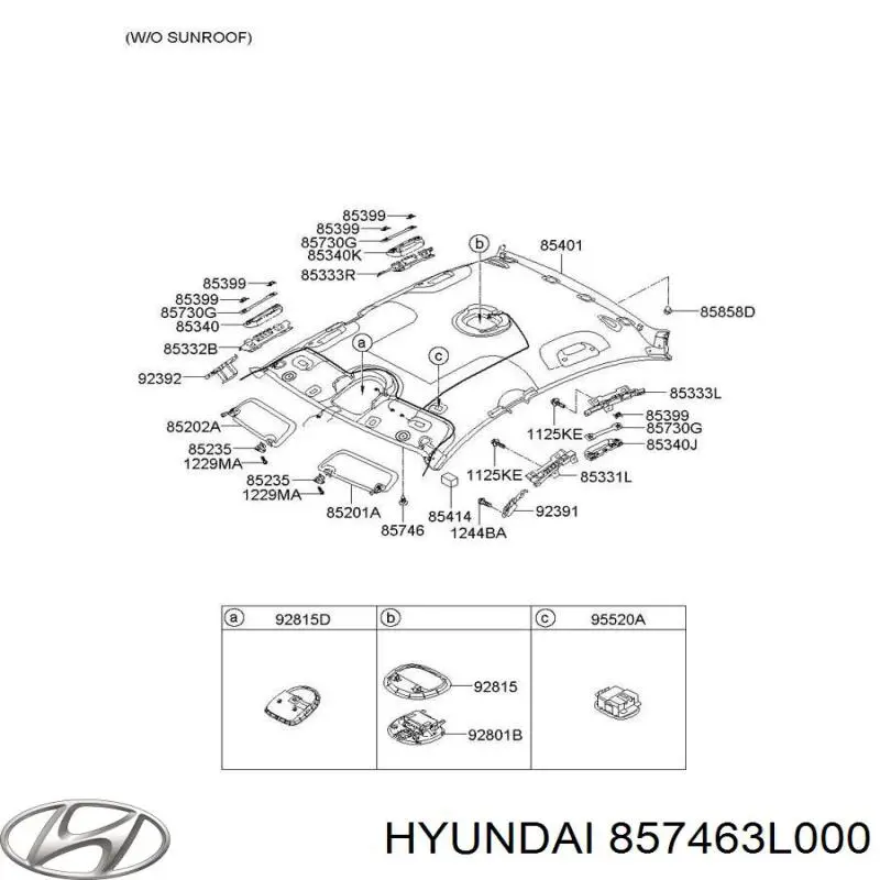 857463L000 Hyundai/Kia 