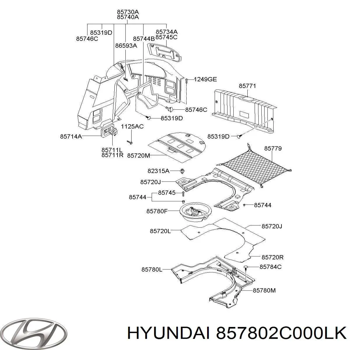 857802C000LK Hyundai/Kia 