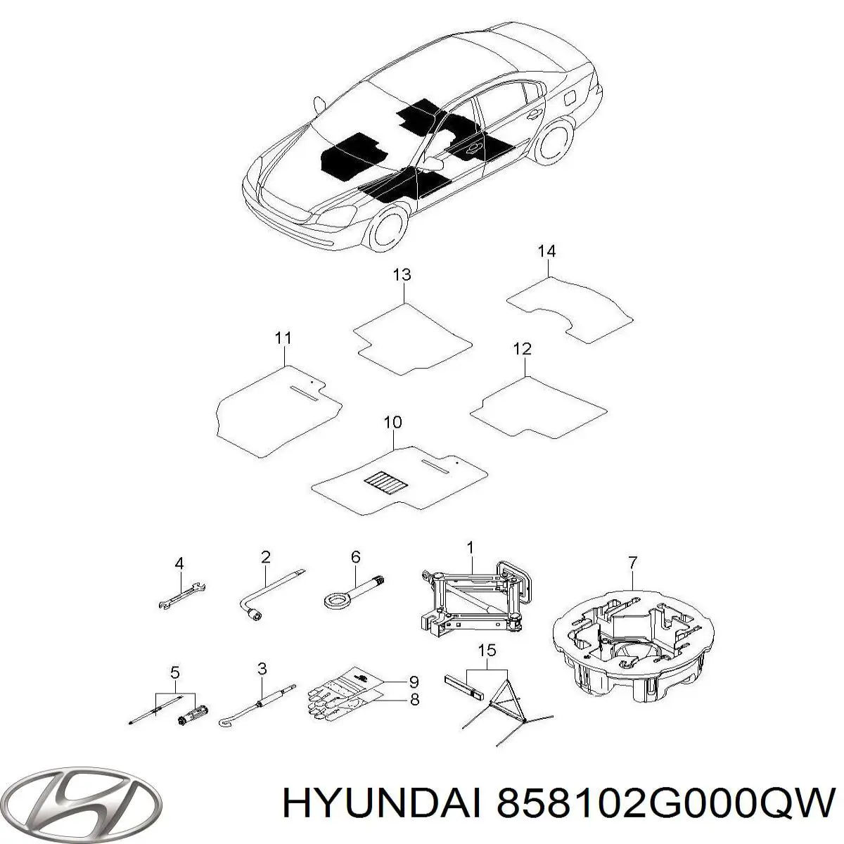 858102G000QW Hyundai/Kia 