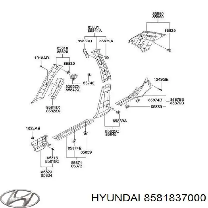  8581837000 Hyundai/Kia