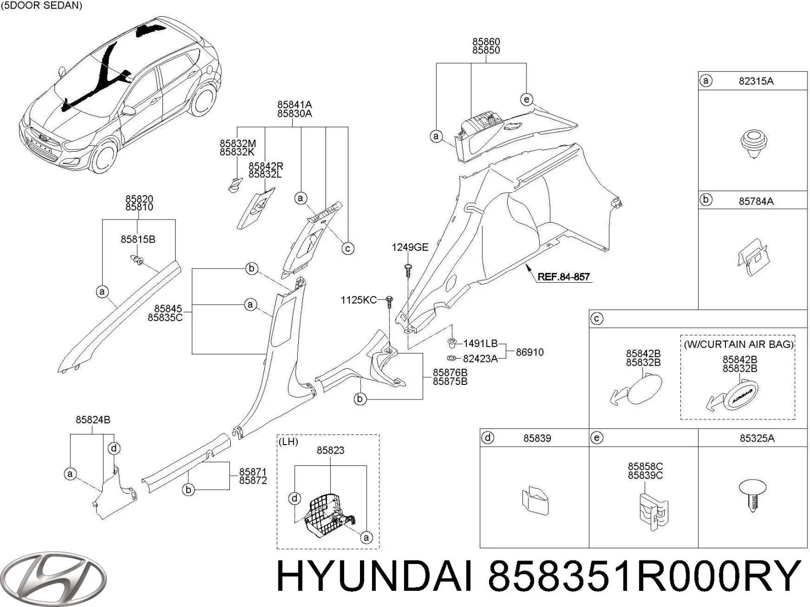 858351R000RY Hyundai/Kia 