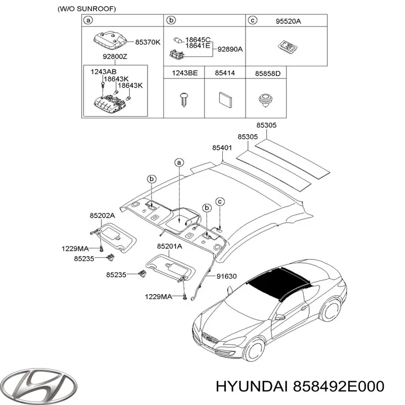 Купити 858492E000 Hyundai/Kia 