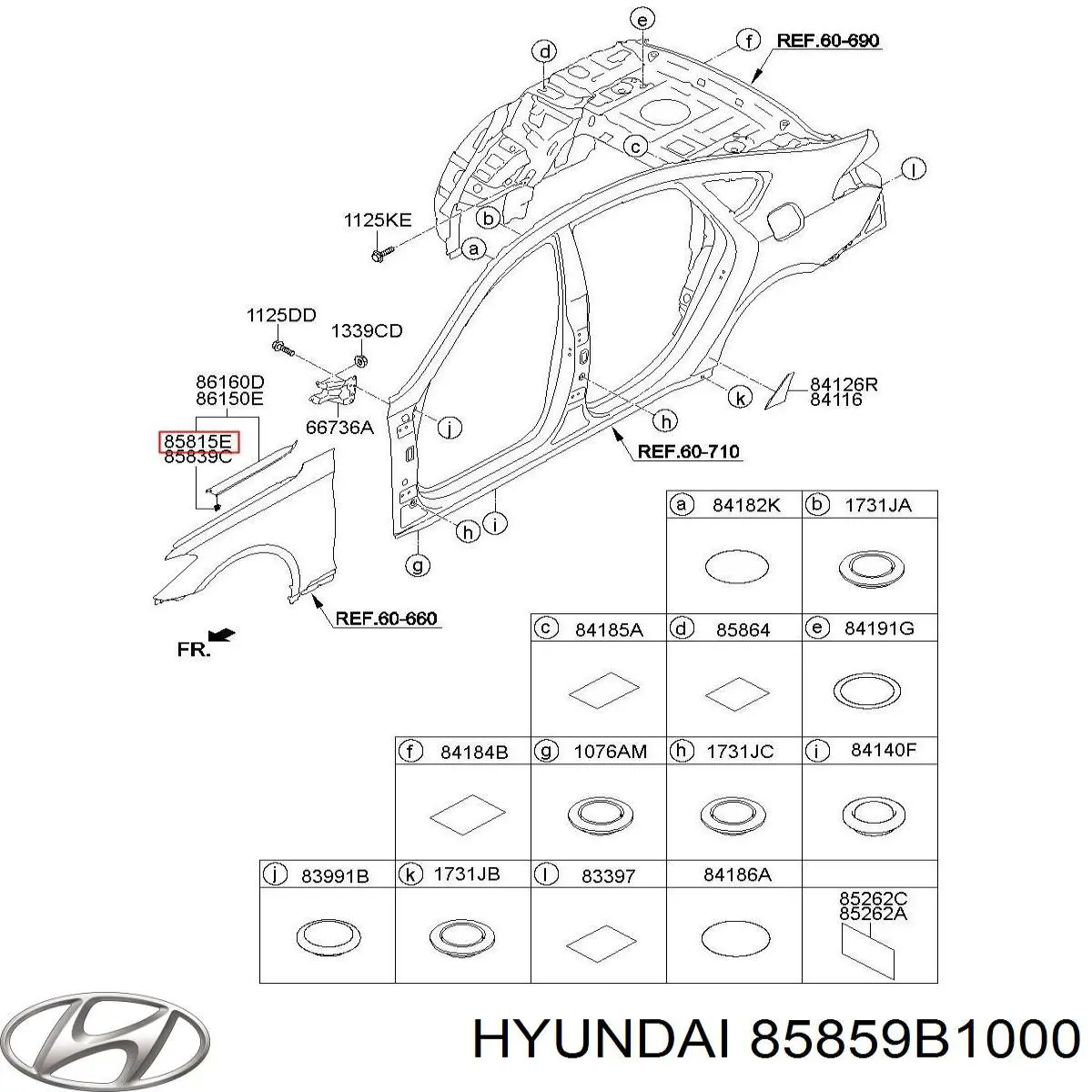  85859B1000 Hyundai/Kia