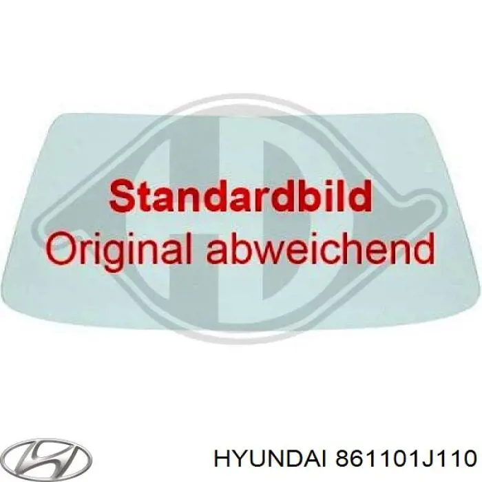 Купити 861101J110 Hyundai/Kia Вікно вітрове