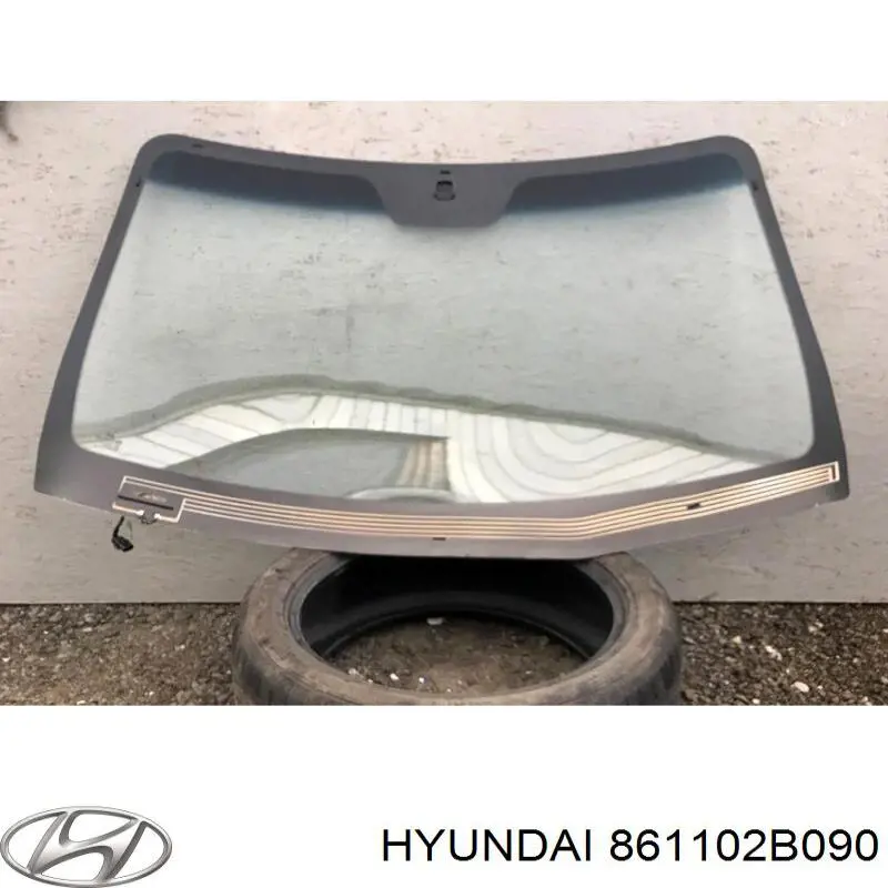 861102B090 Hyundai/Kia скло лобове