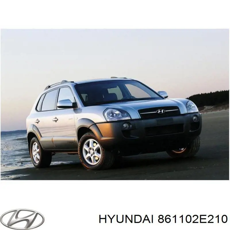 861102E210 Hyundai/Kia скло лобове