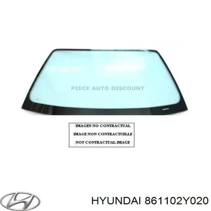861102Y020 Hyundai/Kia скло лобове