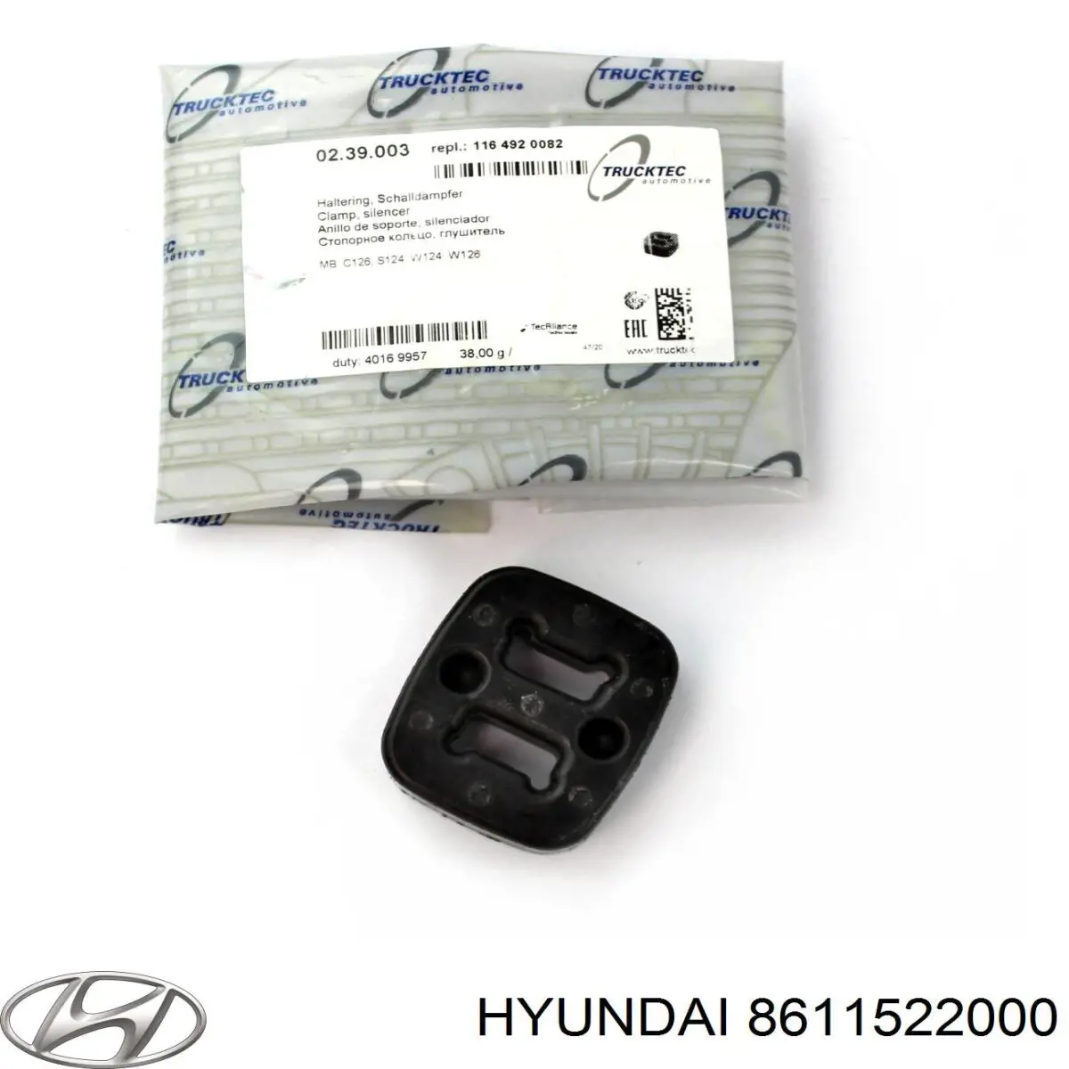 8611522000 Hyundai/Kia Кронштейн кріплення дзеркала салону