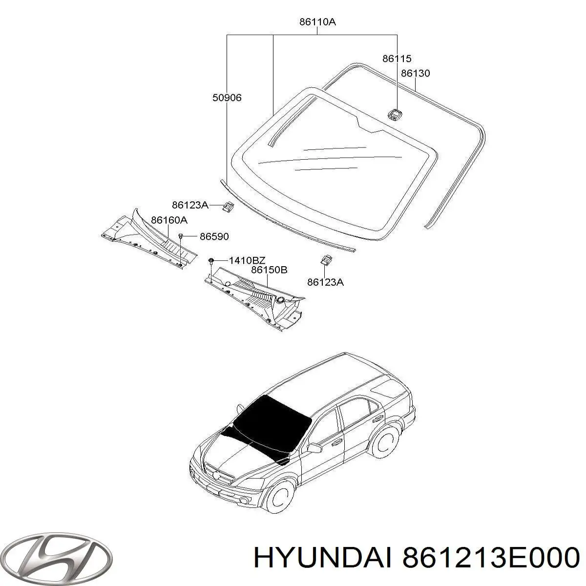  861213E000 Hyundai/Kia