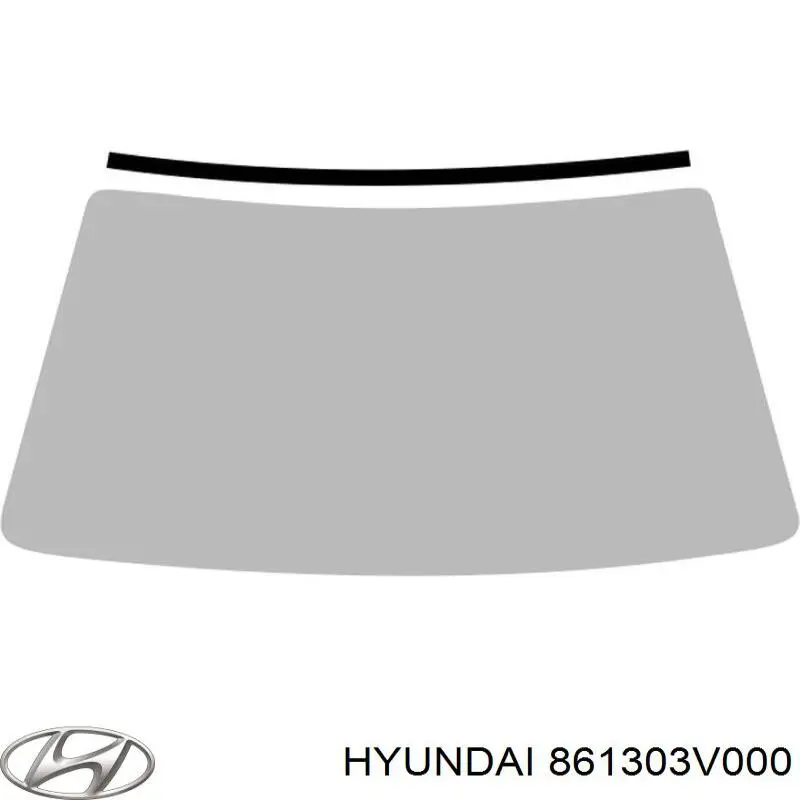 861303V000 Hyundai/Kia Рама лобового скла