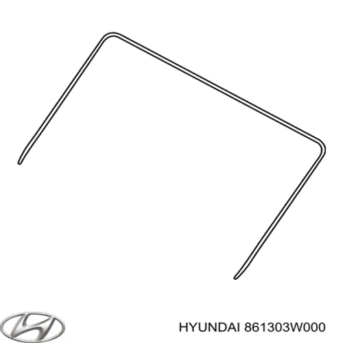 Купити 861303W000 Hyundai/Kia Ущільнювач лобового скла
