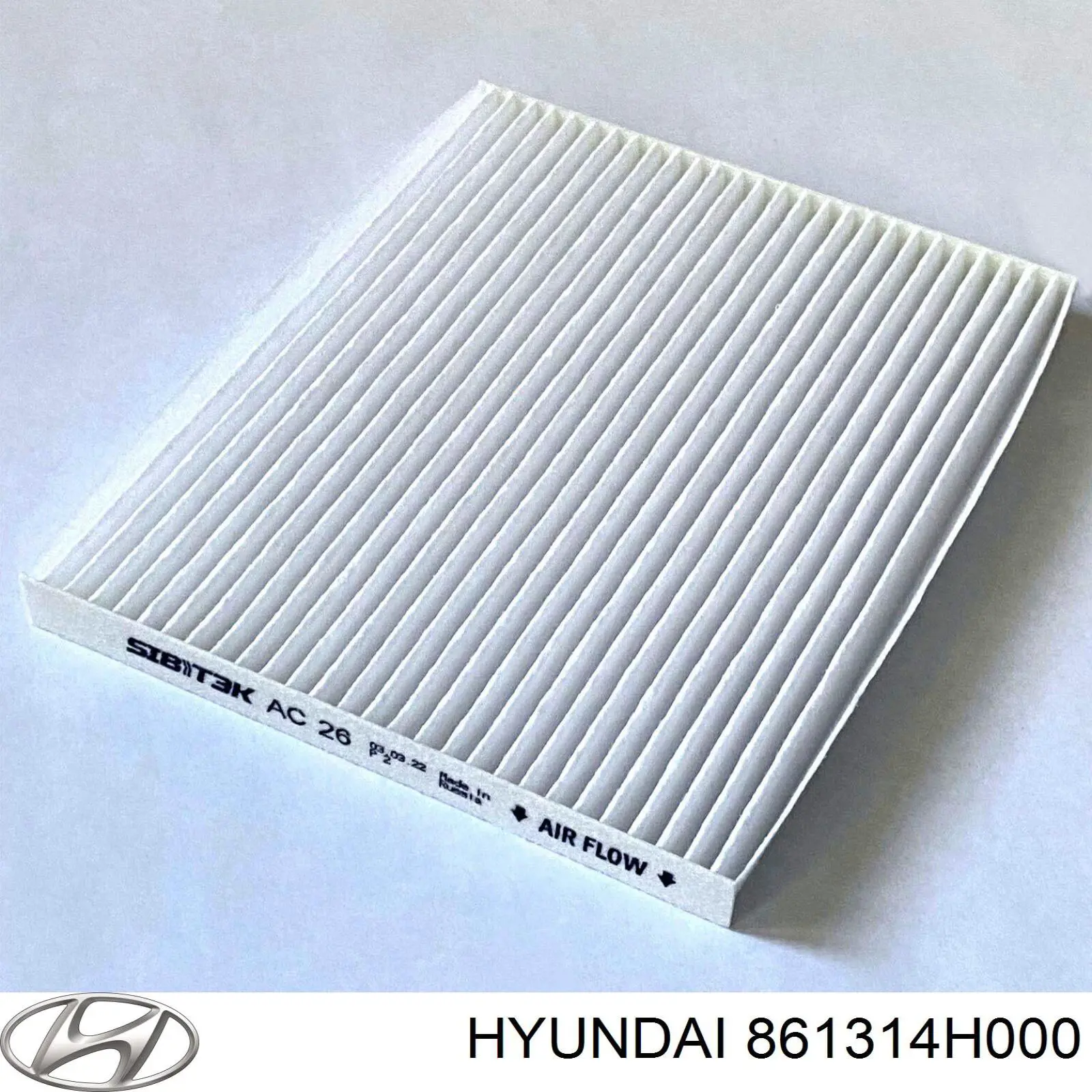 861314H000 Hyundai/Kia Захисна накладка переднього скла ліва