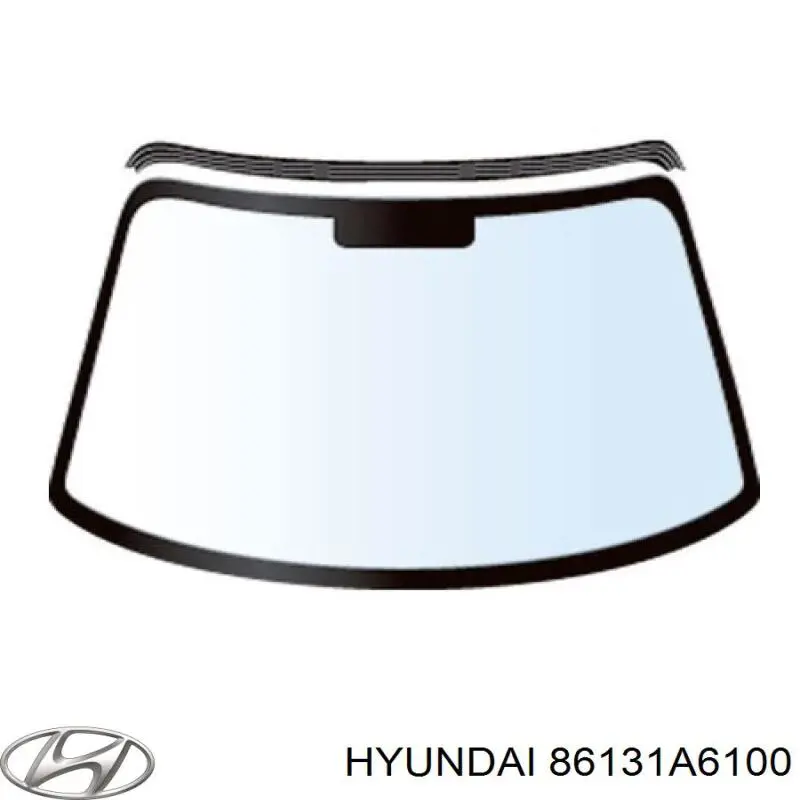 Молдинг лобового скла, лівий/правий Hyundai/Kia 86131A6100 ціна, від 18.38 USD