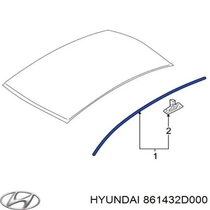  861432D000 Hyundai/Kia