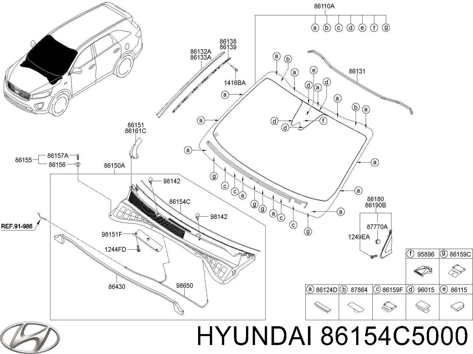  86154C5000 Hyundai/Kia