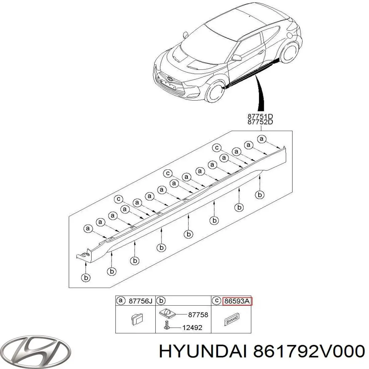 861792V000 Hyundai/Kia 