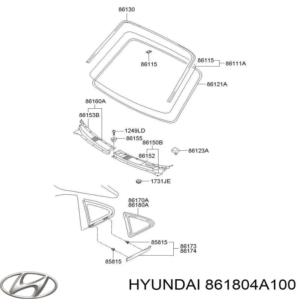  861804A100 Hyundai/Kia