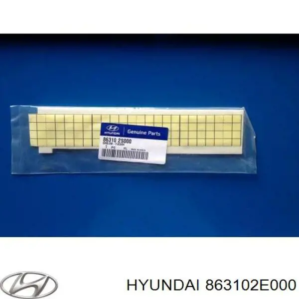 863102E000 Hyundai/Kia емблема кришки багажника, фірмовий значок