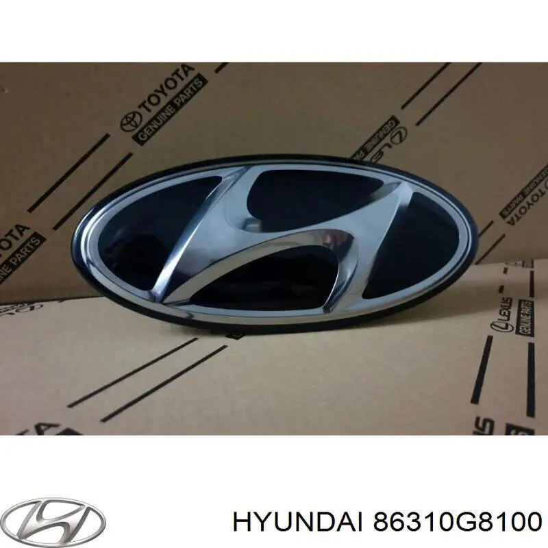 Емблема на решітку радіатора Hyundai/Kia 86310G8100 ціна, від 47.65 USD