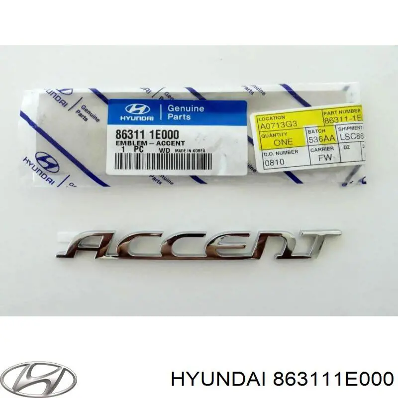  863111E000 Hyundai/Kia