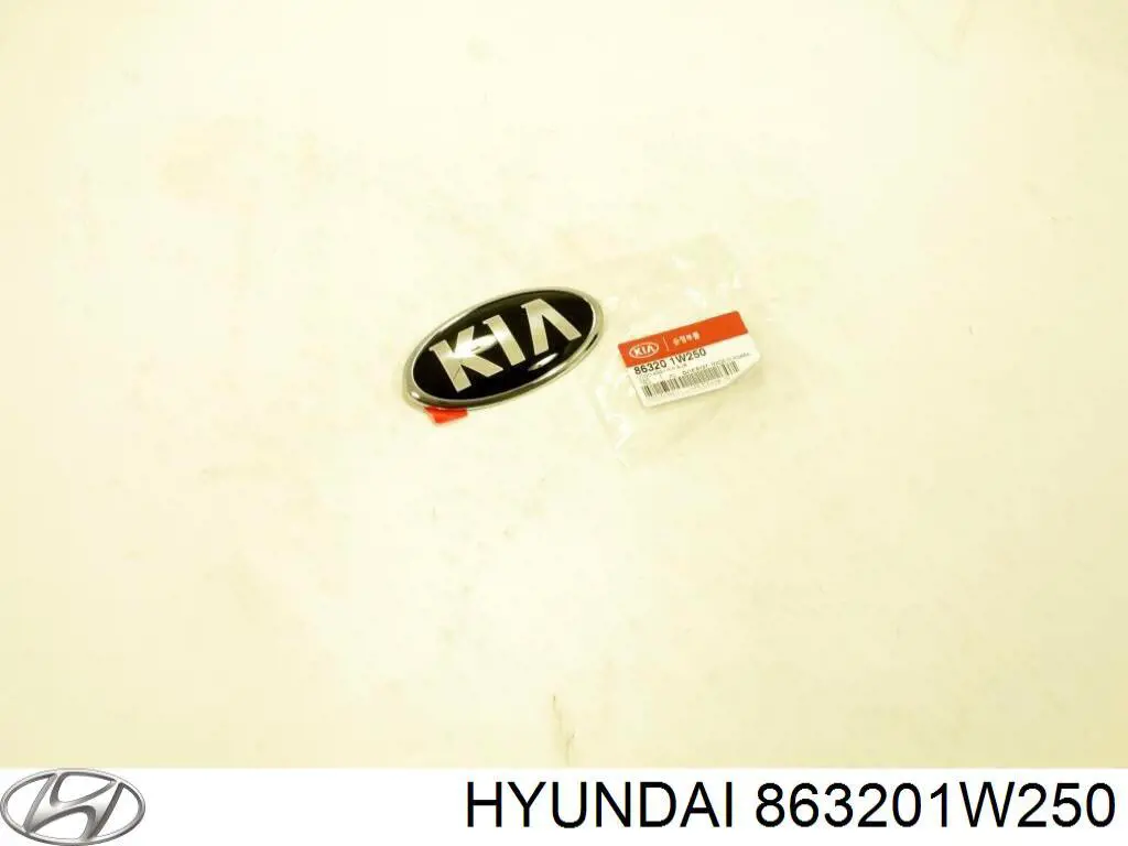 Емблема на кришку багажника, фірм.значок Hyundai/Kia 863201W250 ціна, від 21.77 USD