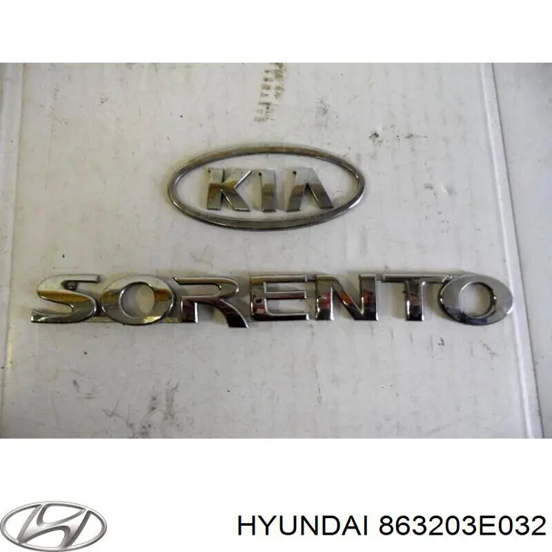 863203E032 Hyundai/Kia Емблема кришки багажника, фірмовий значок