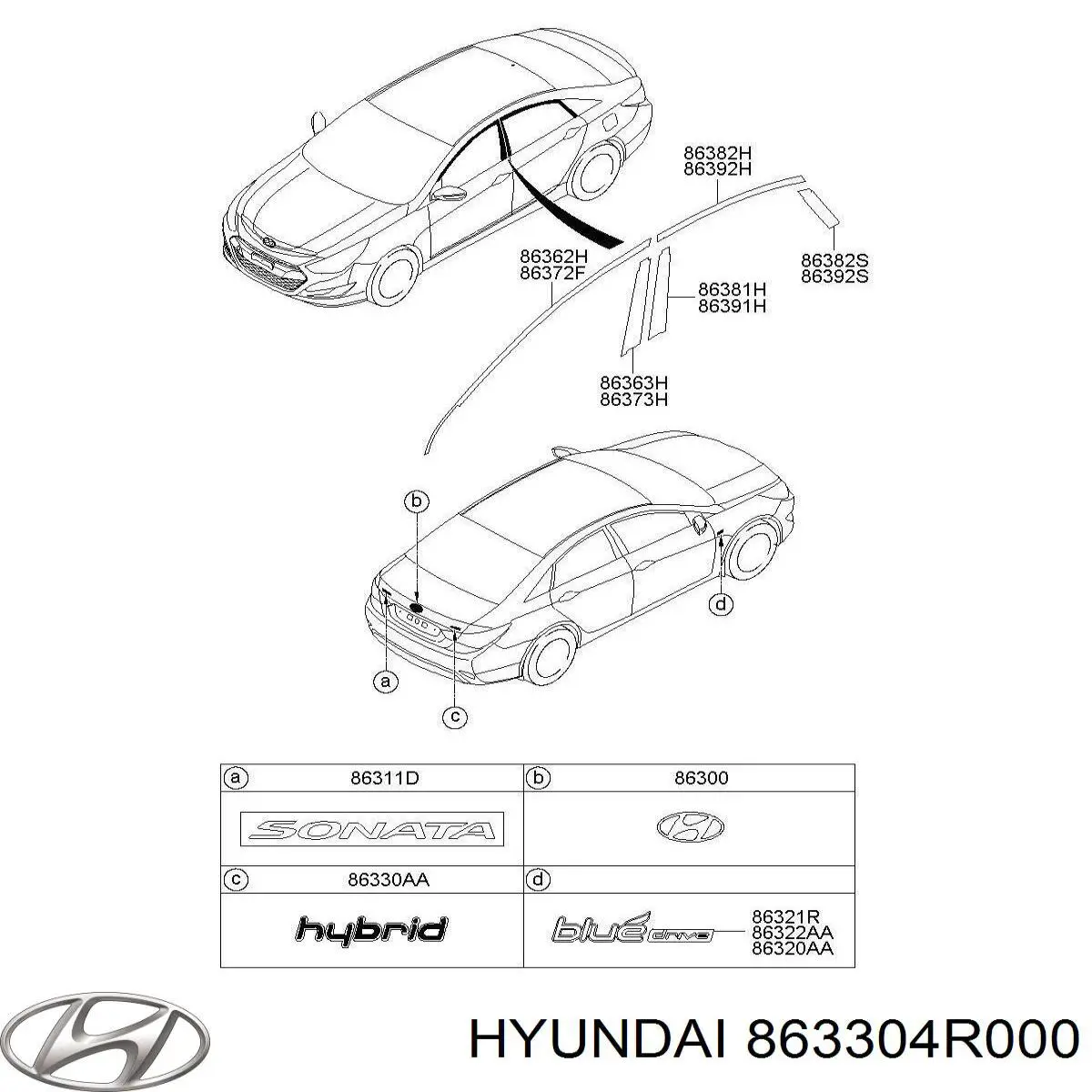  Hyundai/Kia 863304R000 ціна, від 10.14 USD