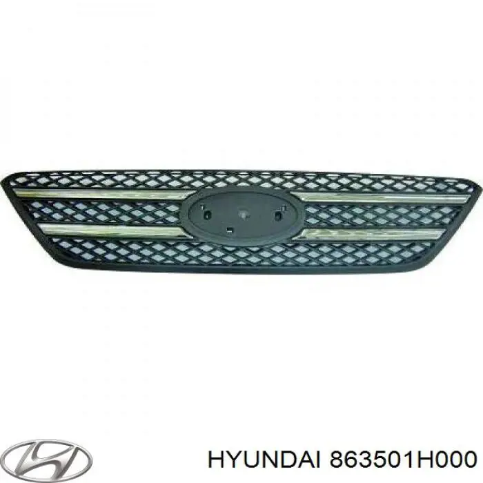 Решітка радіатора 863501H000 Hyundai/Kia