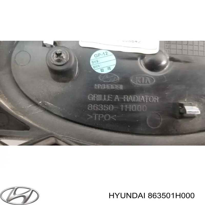 Решітка Hyundai/Kia 863501H000