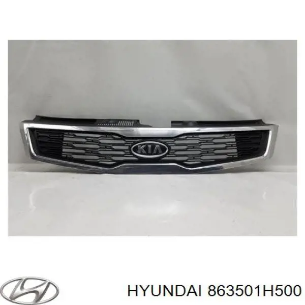 Купити 863501H500 Hyundai/Kia Захисна решітка радіатора