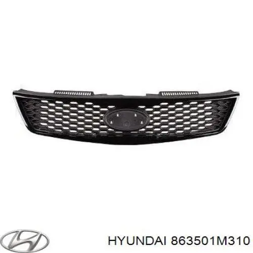 863501M310 Hyundai/Kia Решітка радіатора