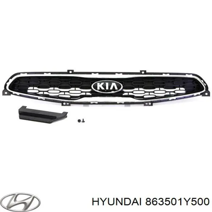 Купити 863501Y500 Hyundai/Kia Захисна решітка радіатора