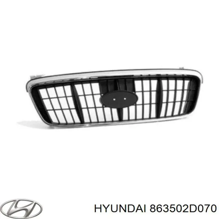 863502D070 Hyundai/Kia решітка радіатора
