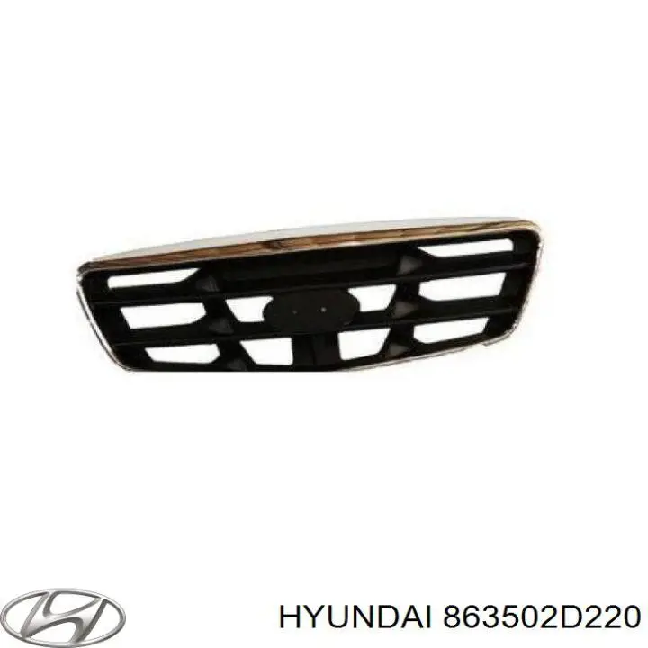 Купити 863502D220 Hyundai/Kia Захисна решітка радіатора