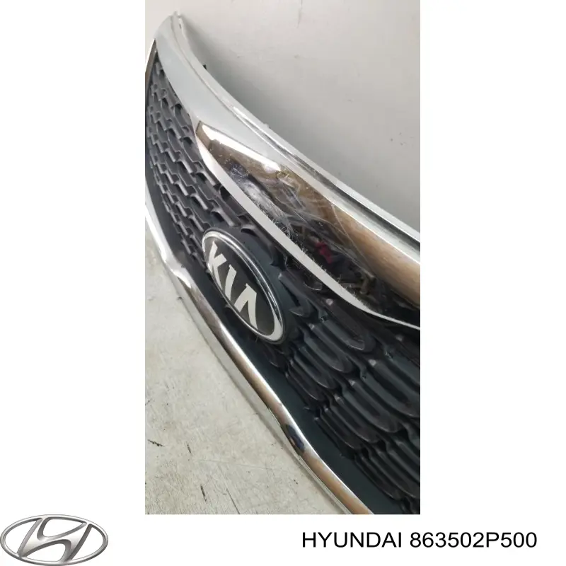 Облицювання радіатора Hyundai/Kia 863502P510 ціна, від 91.16 USD