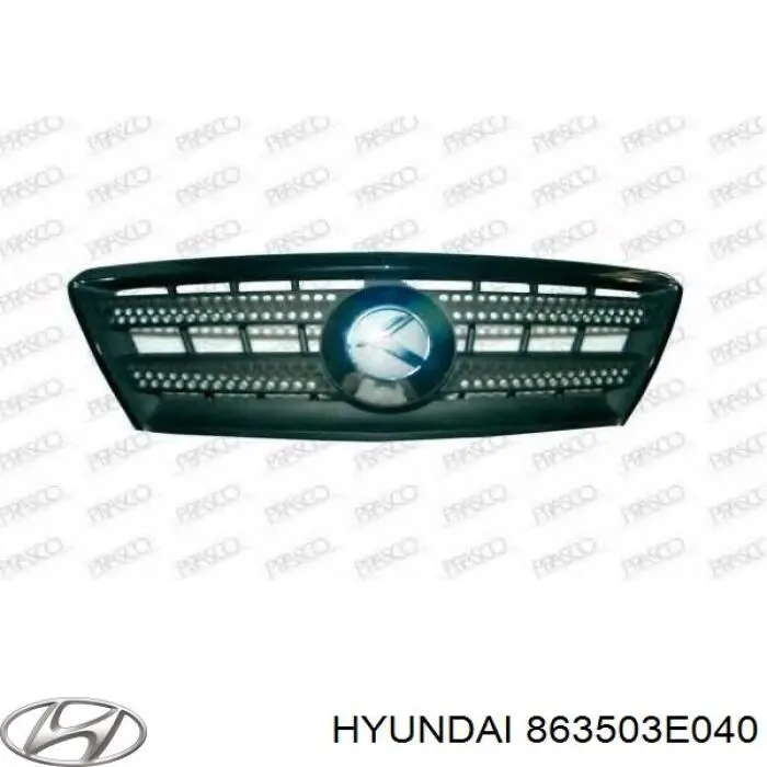 863503E040 Hyundai/Kia Решітка радіатора