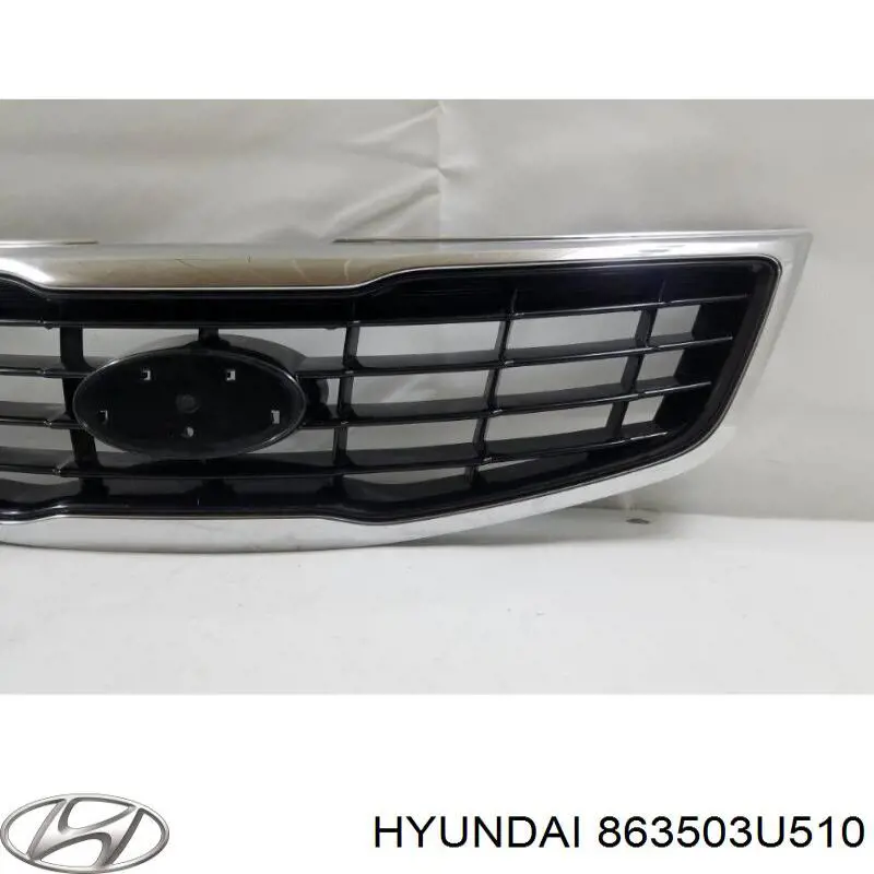 Решітка радіатора 863503U510 Hyundai/Kia