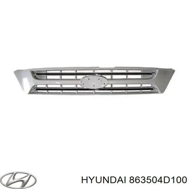863504D100 Hyundai/Kia Решітка радіатора