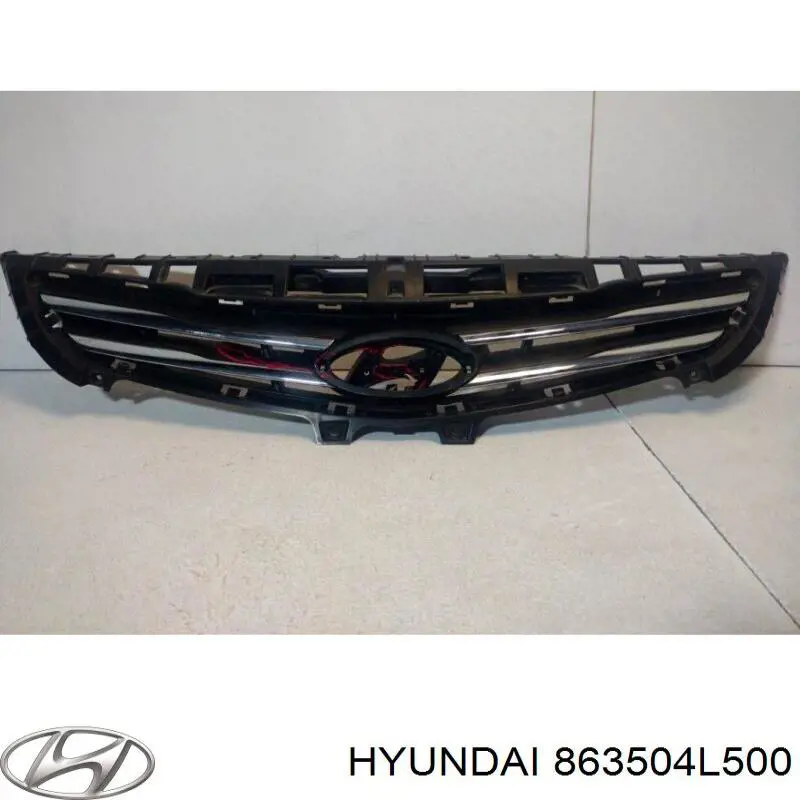 Облицювання радіатора Hyundai/Kia 863504L500 ціна, від 178.67 USD