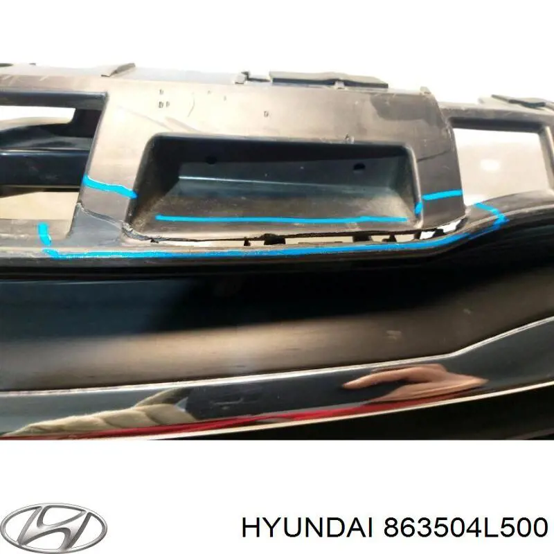 863504L500 Hyundai/Kia Решітка радіатора