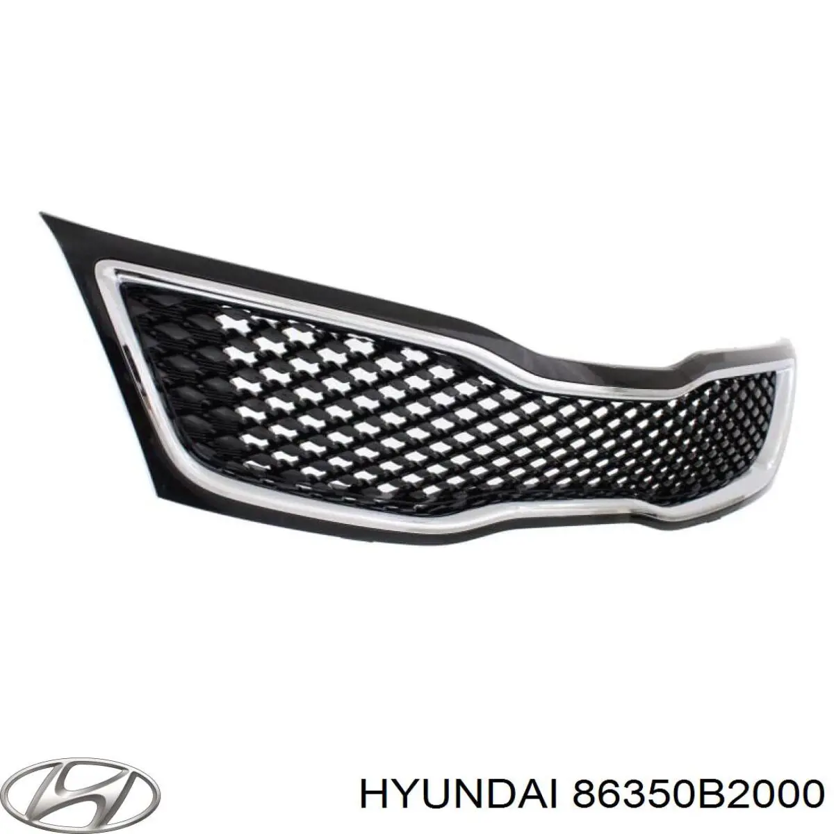 86350B2000 Hyundai/Kia Решітка радіатора