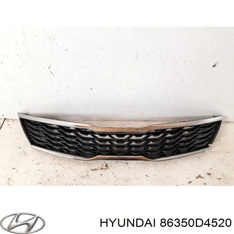 Облицювання радіатора Hyundai/Kia 86350D4520 ціна, від 338.40 USD