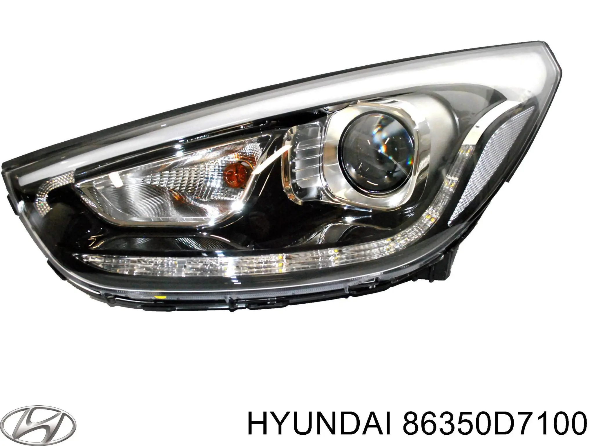 Купити 86350D7100 Hyundai/Kia Захисна решітка радіатора