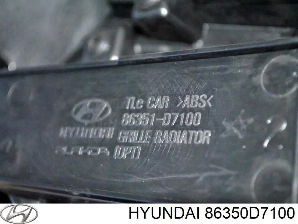 Облицювання радіатора Hyundai/Kia 86350D7100 ціна, від 102.21 USD