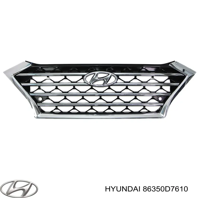Облицювання радіатора Hyundai/Kia 86350D7610FFF ціна, від 346.45 USD