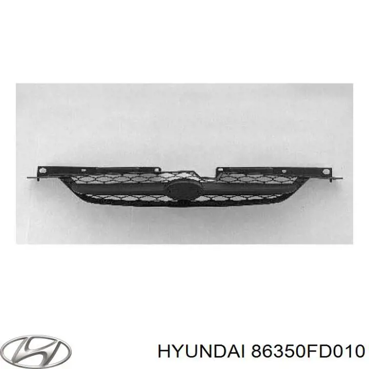 86350FD010 Hyundai/Kia решітка радіатора