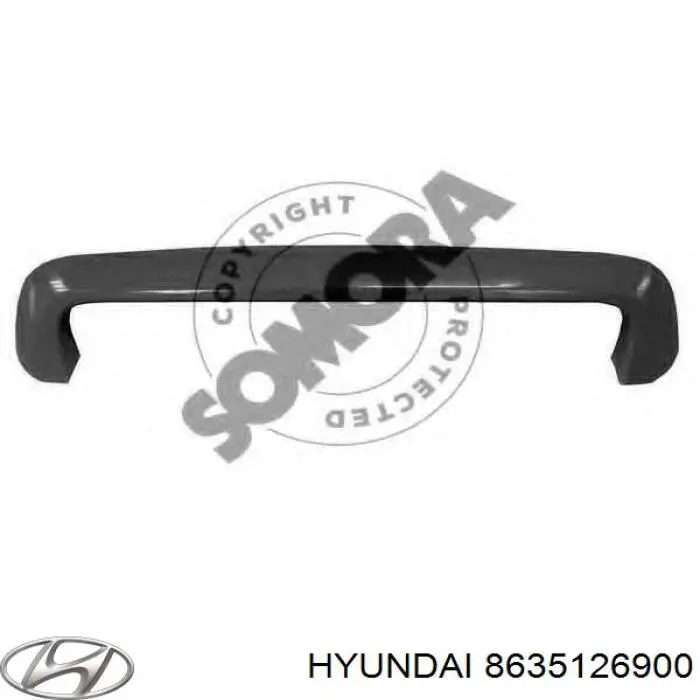 8635126900 Hyundai/Kia Решітка радіатора