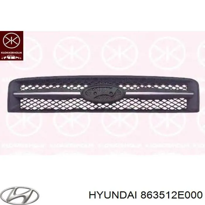 Облицювання радіатора Hyundai/Kia 863512E000 ціна, від 59.63 USD