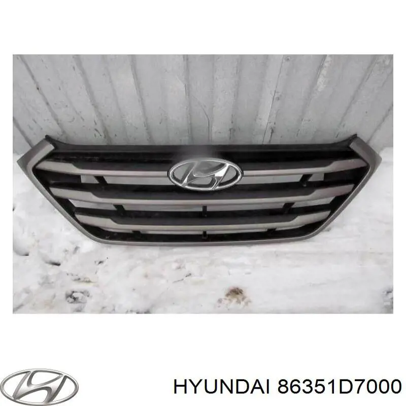 Решітка Hyundai/Kia 86351D7000
